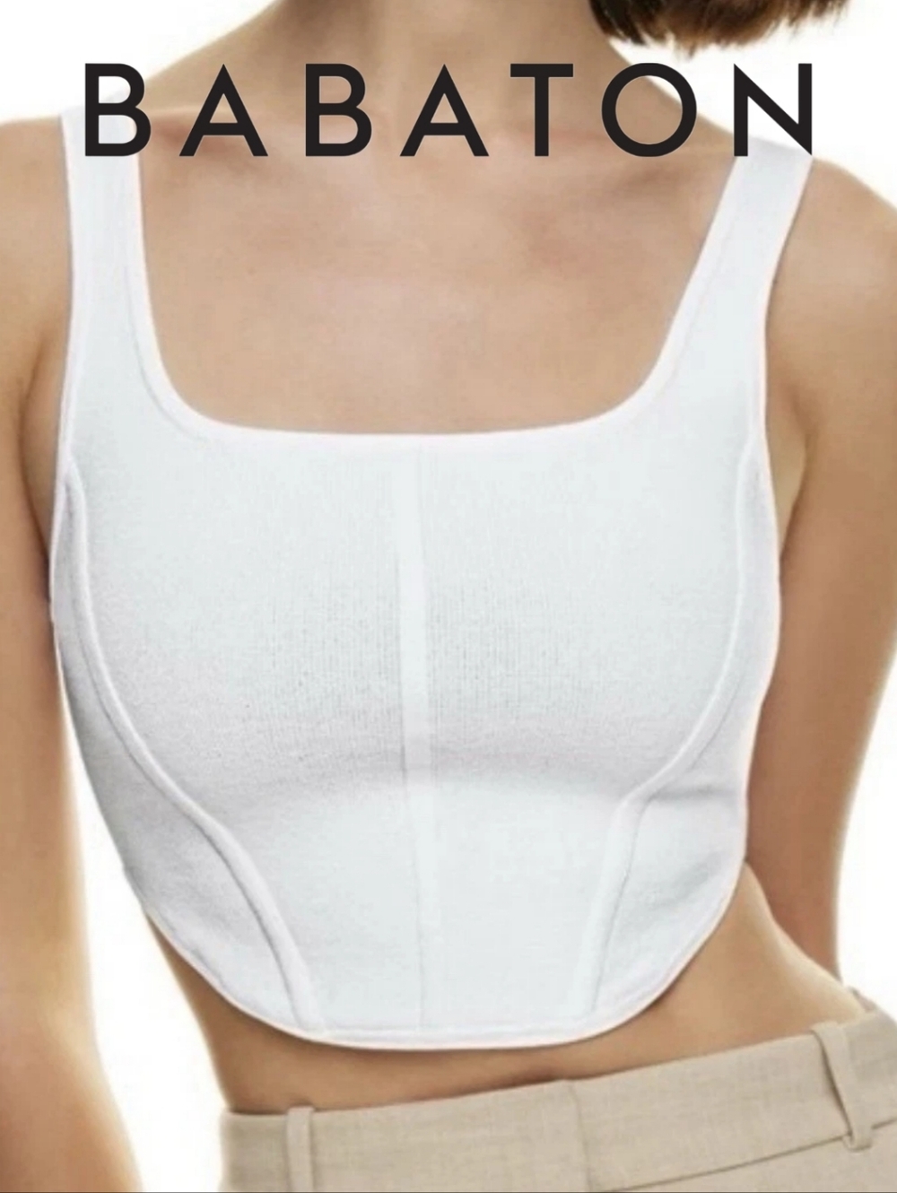 Aritzia Babaton Sculpt Knit Bustier